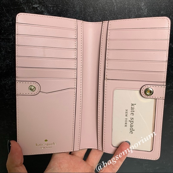 Kate Spade Festive Confetti Large Slim Wallet - Picture 6 of 11